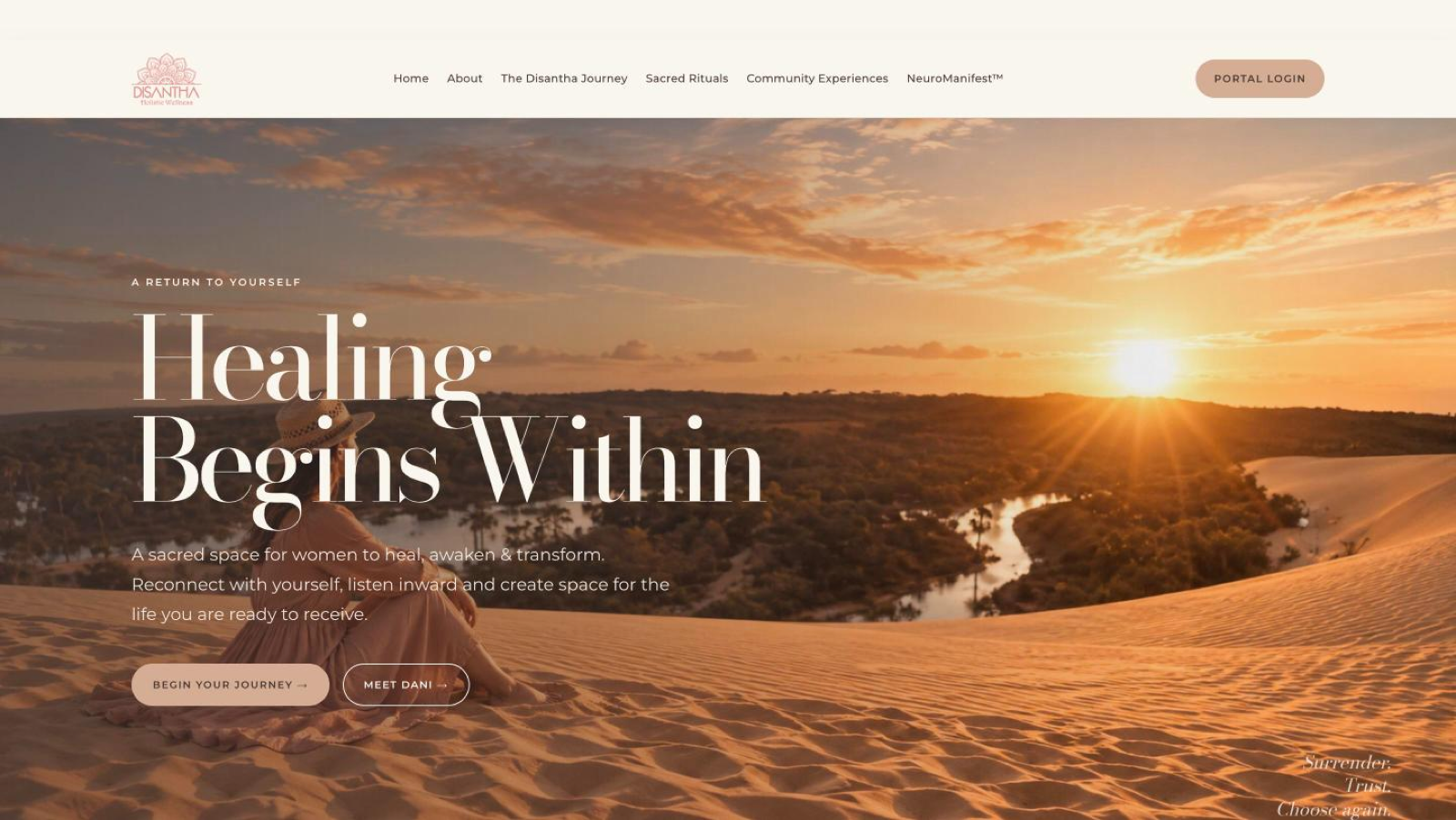 Homepage of Disantha