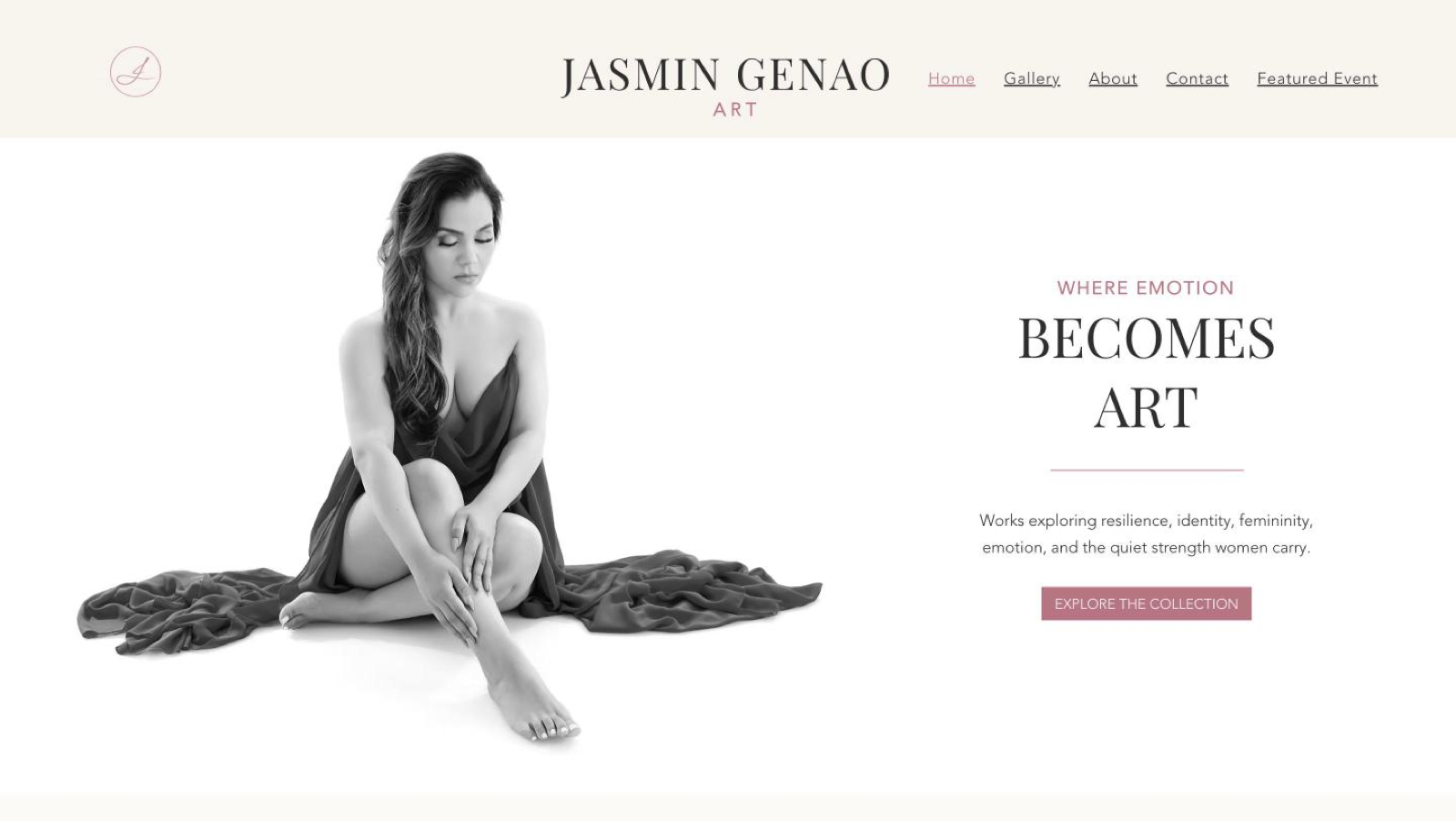 Homepage of Jasmin Genao Art